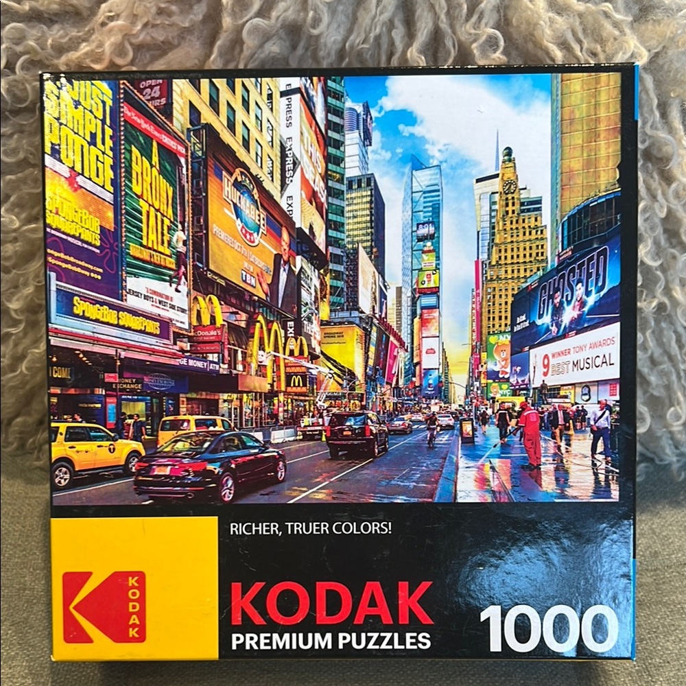 Kodak Premium 1000 Piece Jigsaw Puzzle Times Square New York NEW SALE🔴3/$25!